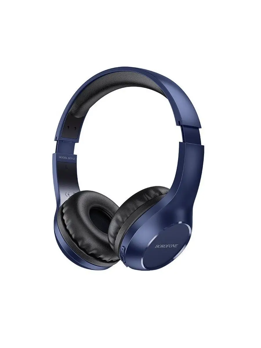 Беспроводные наушники BO12 Bluetooth-гарнитура для телефона и компьютера iOS Android Windows HarmonyOS MIUI синие
