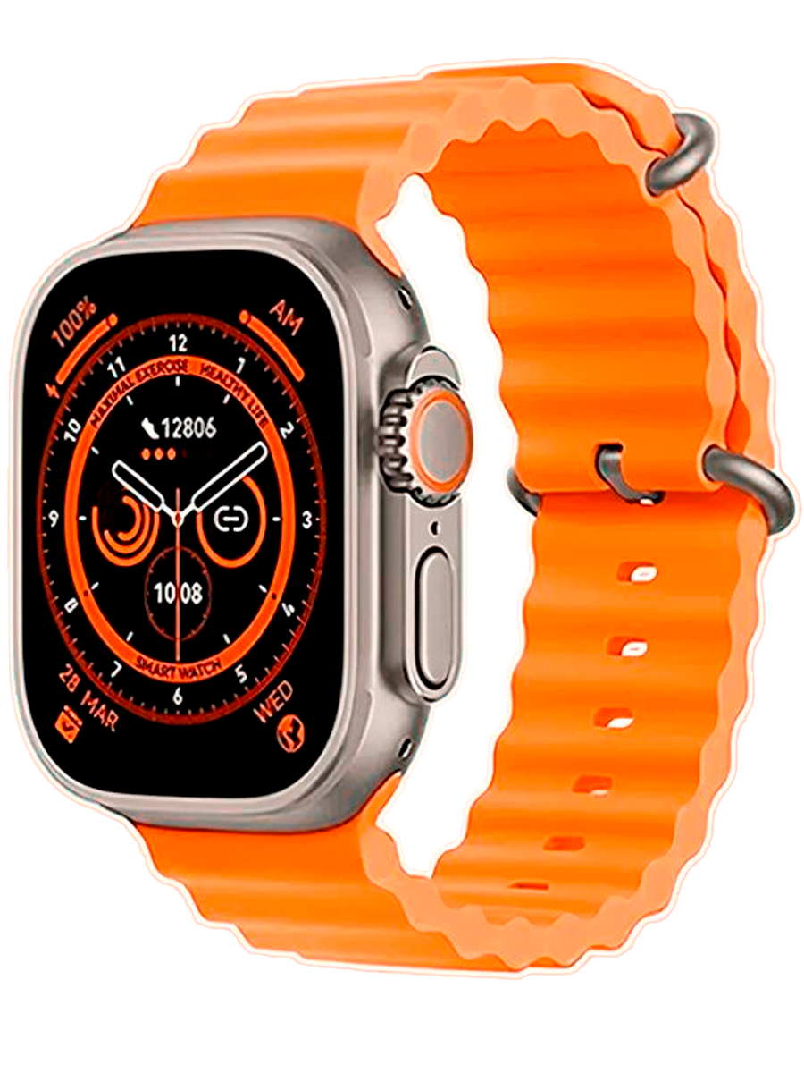 Cмарт часы X8 Plus Ultra PREMIUM Series Smart Watch Amoled, iOS, Android, Bluetooth звонки, Уведомления, Золотые