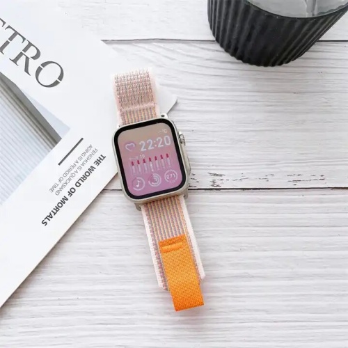 Ремешок Trail Loop Разноцветный, Ремешок для Apple Watch Series: 1, 2, 3, 4, SE, 5, 6, 7, 8, 9, ultra, нейлоново-тканевый 42/44/45/49 мм Ремешок Trail Loop Разноцветный, Ремешок для Apple Watch Series: 1, 2, 3, 4, SE, 5, 6, 7, 8, 9, ultra, нейлоново-тканевый 42/44/45/49 мм