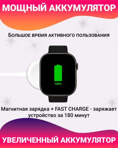 Смарт часы HK9 PRO + (Plus) Умные часы PREMIUM Series Smart Watch AMOLED, СhatGPT, Bluetooth Звонки, 2 ремешка, черный корпус, Черный фото 4