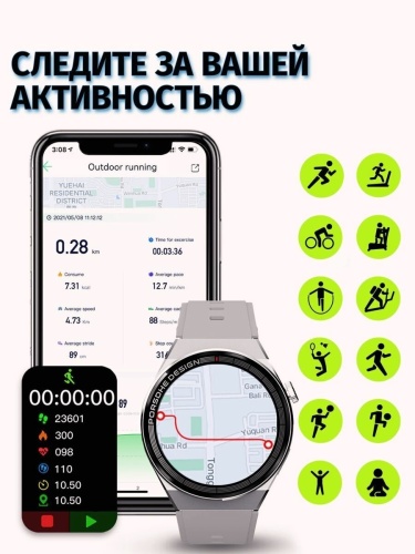 Cмарт часы X5 PRO PREMIUM Series Smart Watch Amoled, iOS, Android, 2 ремешка, Bluetooth звонки, Уведомления, Черный фото 10 Cмарт часы X5 PRO PREMIUM Series Smart Watch Amoled, iOS, Android, 2 ремешка, Bluetooth звонки, Уведомления, Черный фото 10