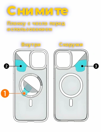 Чехол для iPhone Xr с поддержкой MagSafe, противоударный, прозрачный фото 7
