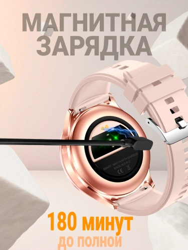 Cмарт часы LK WATCH 28, Умные часы с наушниками iOS Android Bluetooth Звонки Уведомления, золотые фото 5