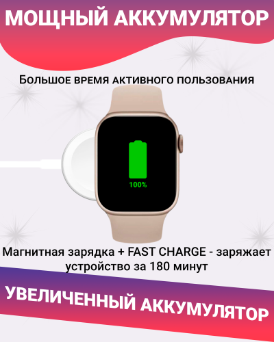 Смарт часы LK9 Mini Умные часы PREMIUM Smart Watch AMOLED, iOS, Android, Bluetooth звонки, Уведомления, Золотые фото 4