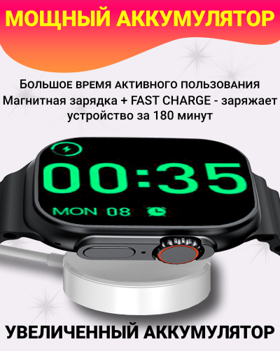 Смарт часы X9 ULTRA 2, Умные часы PREMIUM Smart Watch, Series 9, AMOLED, NFC, ChatGPT, Черный фото 8