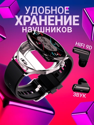 Cмарт часы с наушниками WATCH 28, умные часы нового поколения с Amoled и HiFi 9D звуком фитнес браслет, серебристые фото 3 Cмарт часы с наушниками WATCH 28, умные часы нового поколения с Amoled и HiFi 9D звуком фитнес браслет, серебристые фото 3