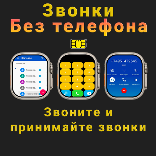 Умные смарт часы PREMIUM Android Watch HK Ultra One 4G, Лазурно-синий фото 3 Умные смарт часы PREMIUM Android Watch HK Ultra One 4G, Лазурно-синий фото 3